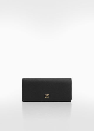 Billetera Grande con Detalle de Logo