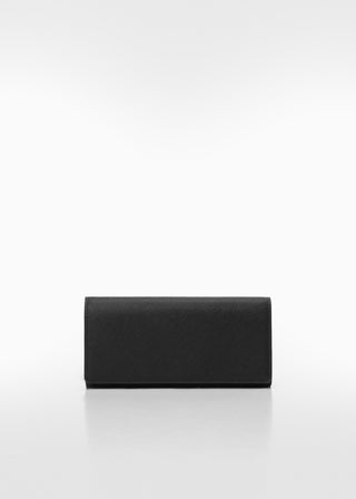 Billetera Grande con Detalle de Logo
