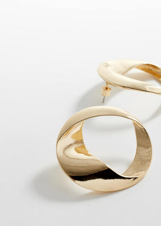 Aretes de Aros Retorcidos