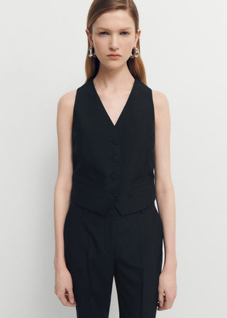 Pantalón Talle Alto con Bolsillos