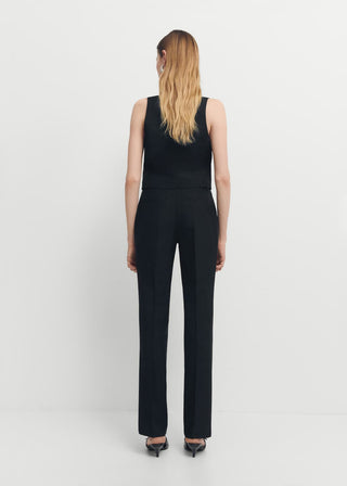 Pantalón Talle Alto con Bolsillos