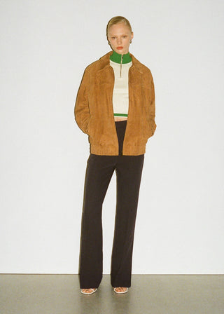 Camiseta Cuello Perkins con Cremallera