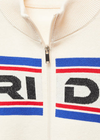 Cárdigan Cuello Perkins con Estampado