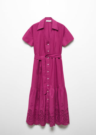 Vestido Camisero con Detalle de Cinturón