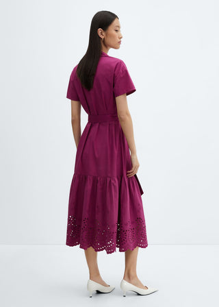 Vestido Camisero con Detalle de Cinturón