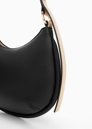 Bolso de Hombro Bicolor