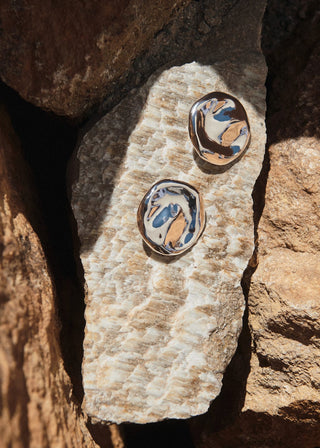 Aretes Redondos con Textura