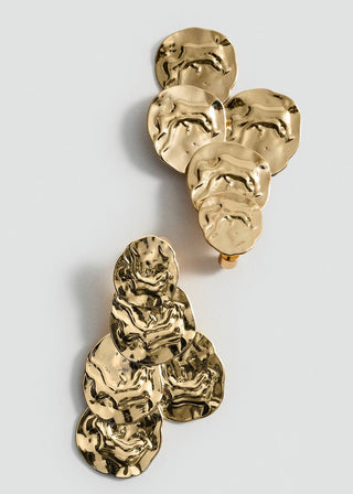 Aretes Colgantes con Monedas