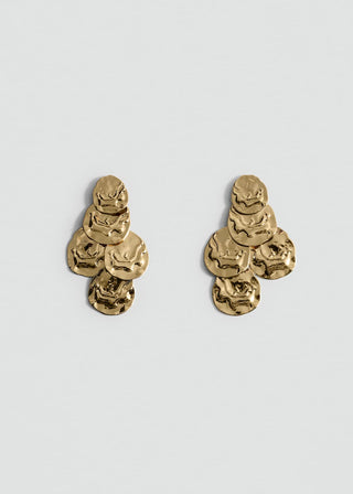 Aretes Colgantes con Monedas