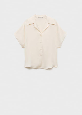 Camisa Manga Corta Satinada