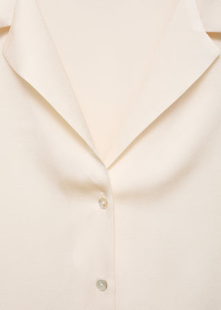 Camisa Manga Corta Satinada