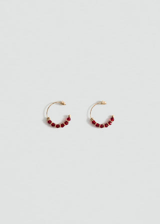 Aretes con Apliques de Borlas