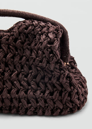 Bolso Clutch de Fibra Natural