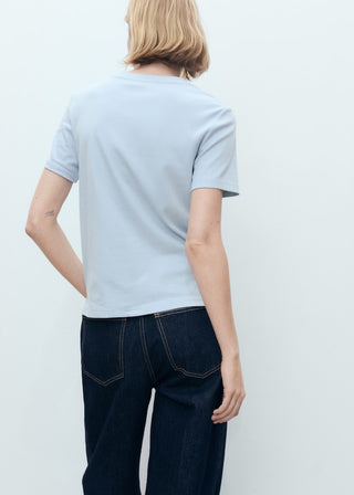 Camiseta Manga Corta de Algodón