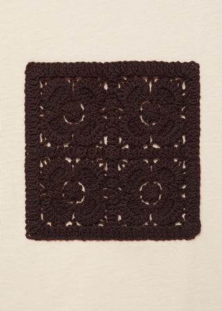 Camiseta Manga Corta con Bolsillo Crochet