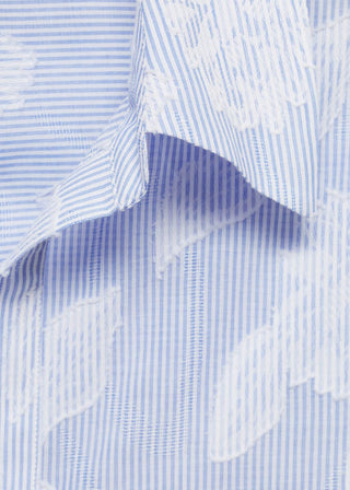 Camisa Manga Larga Oversize con Bordado