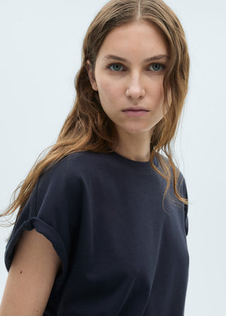 Camiseta Cuello Redondo de Algodón