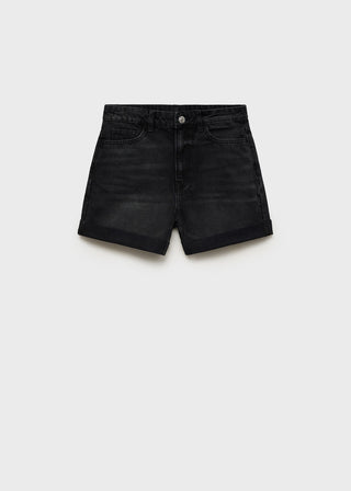 Shorts Denim Mom Fit Talle Alto