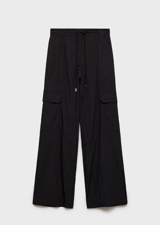 Pantalón Talle Medio con Cintura Elástica