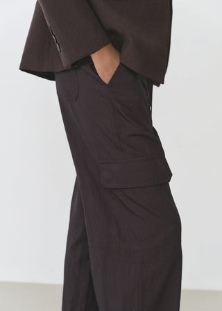 Pantalón Talle Medio con Cintura Elástica