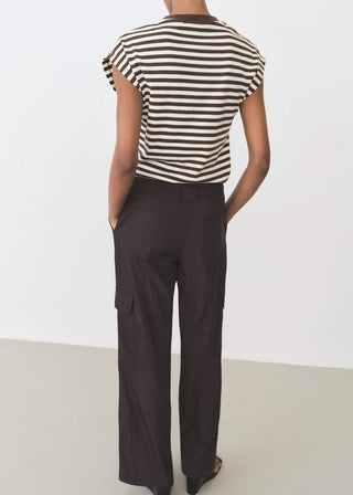 Camiseta Manga Corta Estampado Rayas