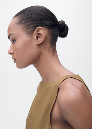 Blusa Cuello Redondo con Cinturón