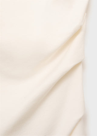 Blusa sin Mangas Corte Asimétrico