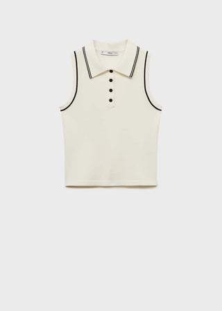 Polo de Punto con Ribetes en Contraste