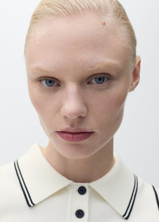 Polo de Punto con Ribetes en Contraste