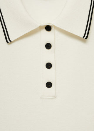 Polo de Punto con Ribetes en Contraste