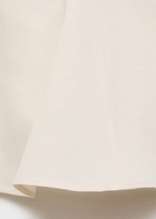 Blusa de Tirantes Peplum con Lino