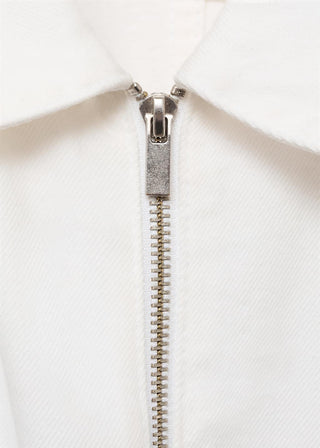 Enterizo Denim Manga Corta con Cinturón