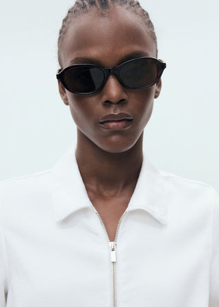 Enterizo Denim Manga Corta con Cinturón