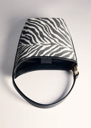 Bolso Bucket con Estampado Animal Print