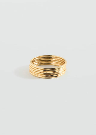 Set de 6 Pulseras Onduladas