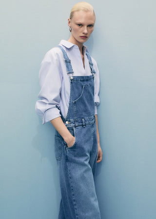 Enterizo Denim con Tirantes Ajustables