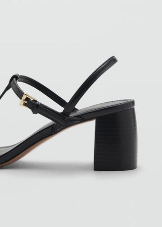 Sandalias de Tacón con Hebillas