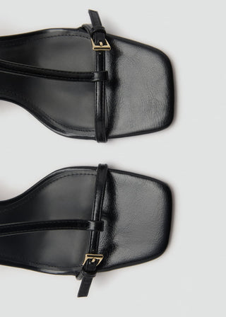 Sandalias de Tacón con Hebillas