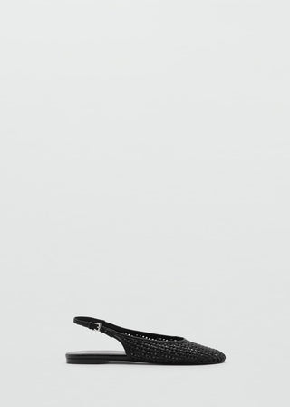 Bailarinas Efecto Piel Trenzado