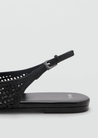 Bailarinas Efecto Piel Trenzado