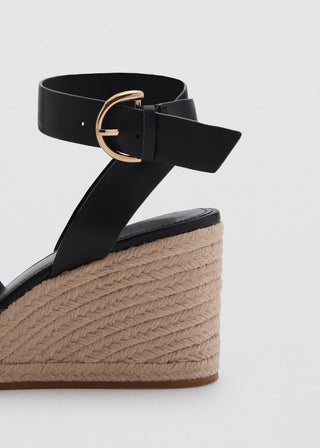 Sandalias de Tacón con Tiras Cruzadas