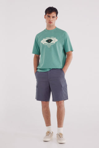 Camiseta Manga Corta con Gráfico