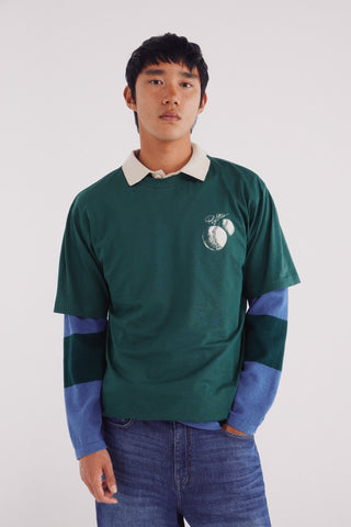Camiseta Manga Corta con Gráfico