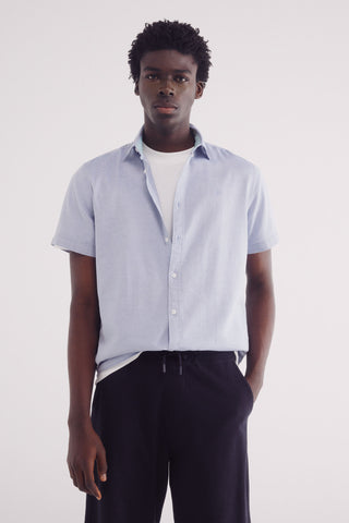 Camisa Manga Corta Regular Fit de Algodón