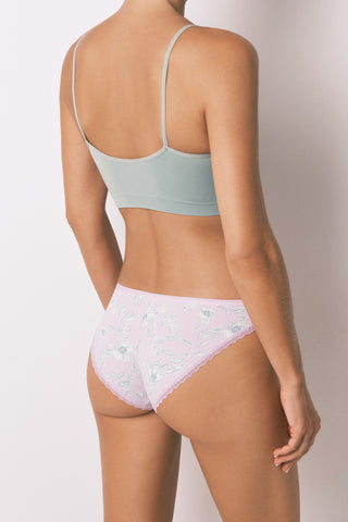 Braga Ancha con Estampado Floral.