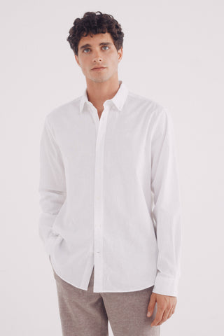 Camisa Manga Larga de Lino