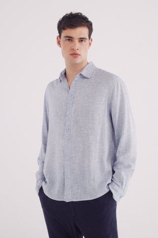 Camisa Manga Larga de Lino