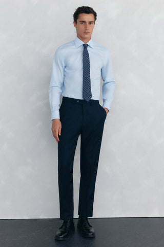 Camisa Manga Larga de Algodón