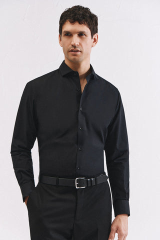 Camisa Manga Larga de Algodón