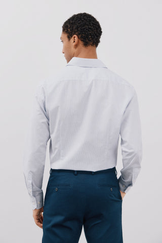 Camisa Manga Larga Slim Fit Rayas